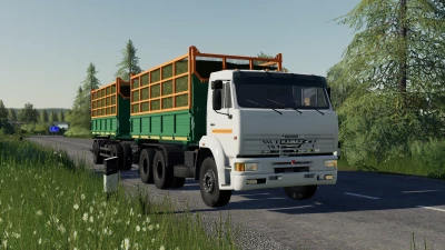 Kamaz 45143 + NEFAZ 8560 Farmer v0.1.0.0