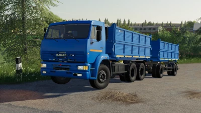 Kamaz 45143 + NEFAZ 8560 Farmer v0.1.0.0