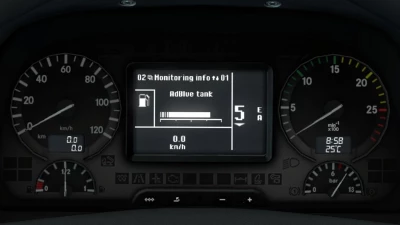 Mercedes-Benz Actros 2009 Realistic Dashboard Computer 1.42