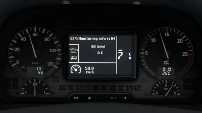 Mercedes-Benz Actros 2009 Realistic Dashboard Computer 1.42