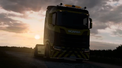 Scania 2016 Front Amber Position Lights 1.42