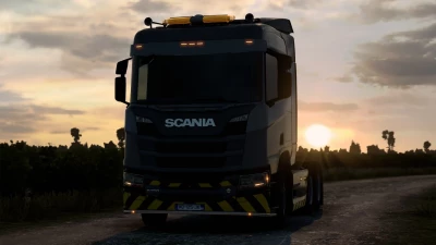 Scania 2016 Front Amber Position Lights 1.42