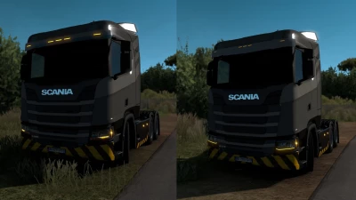 Scania 2016 Front Amber Position Lights 1.42