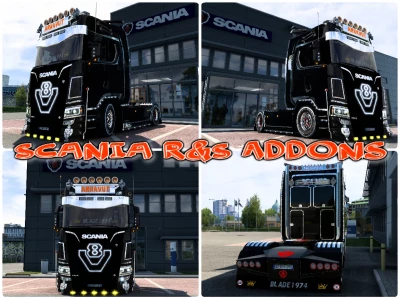 Scania R-S Addons v5.8 1.41 & 1.42