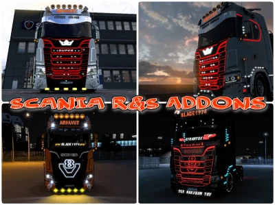 Scania R-S Addons v5.8 1.41 & 1.42