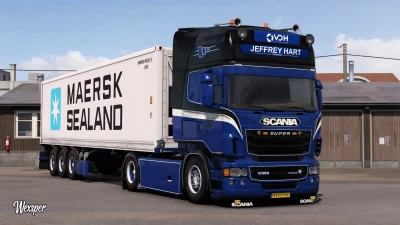 Scania RJL Jeffrey Hart Skin Pack v1.0