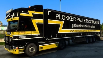 Scania RJL Plokker Pallets skin v1.0