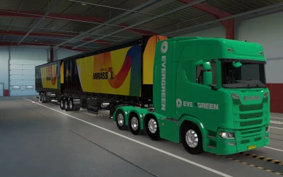 SKIN SCANIA S 2016 8X4 EVERGREEN GREEN 1.42