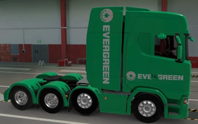 SKIN SCANIA S 2016 8X4 EVERGREEN GREEN 1.42