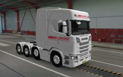 SKIN SCANIA S 2016 8X4 LENARGE BY RODONITCHO MODS 1.42