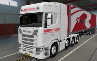 SKIN SCANIA S 2016 8X4 LENARGE BY RODONITCHO MODS 1.42