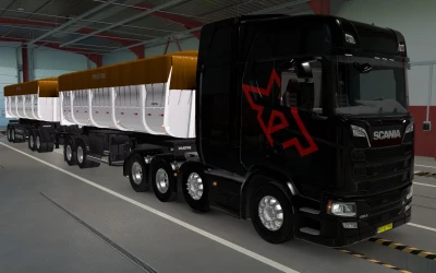 SKIN SCANIA S 2016 8X4 SCANIA XT BY RODONITCHO MODS 1.42