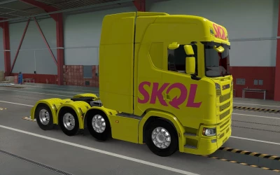 SKIN SCANIA S 2016 8X4 SKOL BY RODONITCHO MODS 1.42