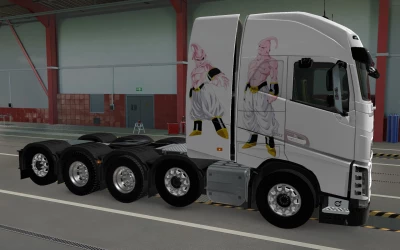 SKIN VOLVO FH16 2012 8X4 MAJIN BOO 1.42