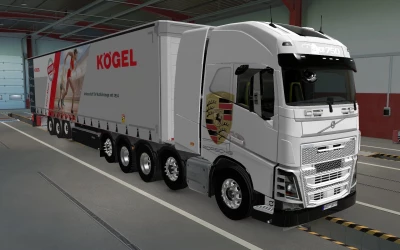 SKIN VOLVO FH16 2012 8X4 PORSCHE 1.42