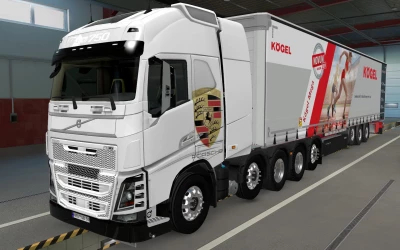 SKIN VOLVO FH16 2012 8X4 PORSCHE 1.42