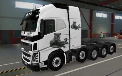 SKIN VOLVO FH16 2012 ALL CABINS PANTERA 1.42