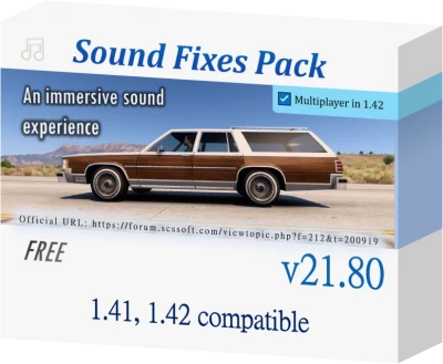 ATS Sound Fixes Pack v21.80