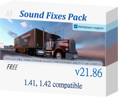 ETS2 Sound Fixes Pack v21.86