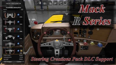 Steering Creations Pack DLC Support for Mack R 1.42