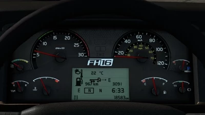 Volvo FH16 2009 HD Gauges 1.42