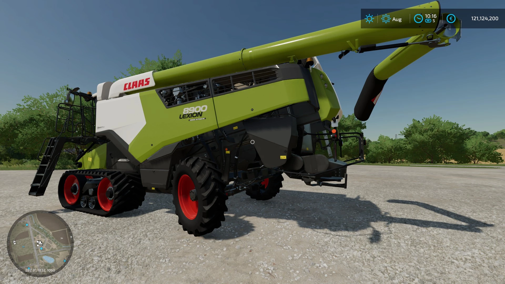 Claas Lexion 8900 v1.0.0.1 - Modhub.us