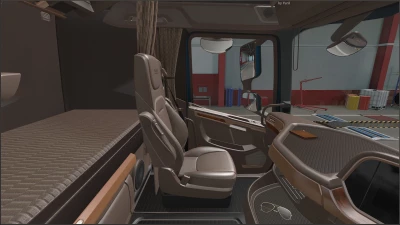 Beige Interior for DAF XG 2021 v0.9