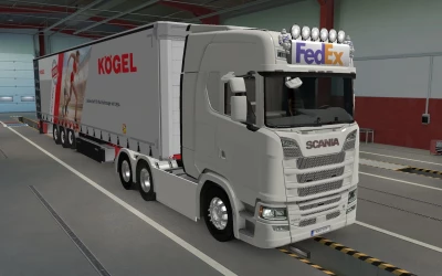 BIG LIGHTBOX SCANIA R AND S 2016 FEDEX 1.43