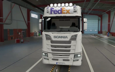 BIG LIGHTBOX SCANIA R AND S 2016 FEDEX 1.43