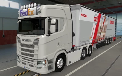 BIG LIGHTBOX SCANIA R AND S 2016 FEDEX 1.43