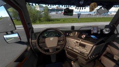 Brown Interior for Volvo FH16 2012 v0.9