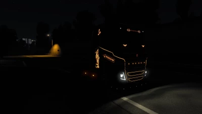 Fire Glowing and Stangard Skin for Volvo FH16 2012 1.42