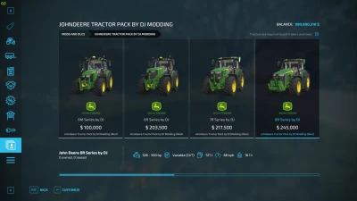 John Deere Tractor Pack by DJ Modding v1.0.0.0