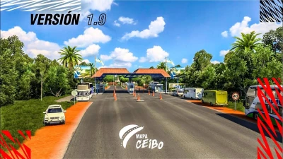 Map Ceibo v1.9 Save Game Profile for ETS2 1.40 to 1.43