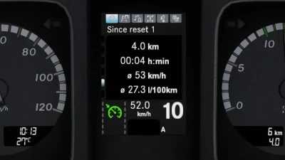 Mercedes-Benz New Actros Realistic Dashboard Computer v1.1 1.42
