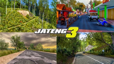 NEW JATENG V3 MAP MOD REWORK - ETS2 1.36 to 1.41 and 1.42