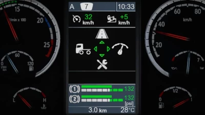 Scania R & Streamline Realistic Dashboard Computer v1.1 1.42