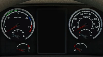 Scania R/Scania Streamline HD Gauges v1.1 1.42