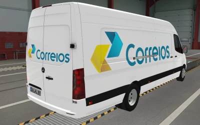 SKIN MERCEDES-BENZ SPRINTER 2021 CORREIOS ETS2 AND ATS 1.43