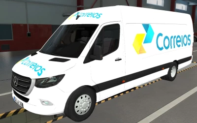 SKIN MERCEDES-BENZ SPRINTER 2021 CORREIOS ETS2 AND ATS 1.43