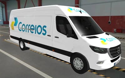 SKIN MERCEDES-BENZ SPRINTER 2021 CORREIOS ETS2 AND ATS 1.43