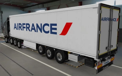 SKIN SCS TRAILER KRONE COOL LINER AIR FRANCE 1.0 1.43