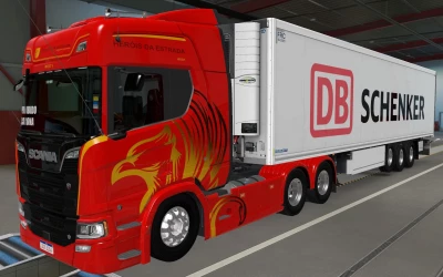 SKIN SCS TRAILER KRONE COOL LINER DB SCHENKER 1.42