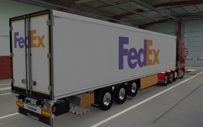 SKIN SCS TRAILER KRONE COOL LINER FEDEX 1.43