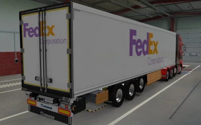 SKIN SCS TRAILER KRONE COOL LINER FEDEX CORPORATION 2.0 1.43