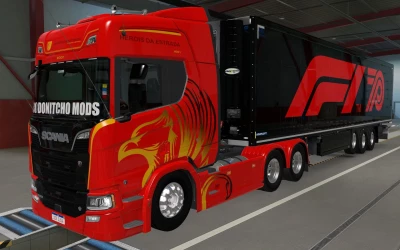 SKIN SCS TRAILER KRONE COOL LINER FORMULA 1 70 YEARS 2.0 1.42