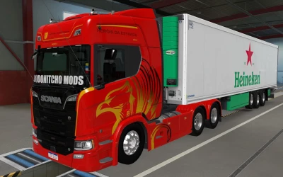 SKIN SCS TRAILER KRONE COOL LINER HEINEKEN 1.42