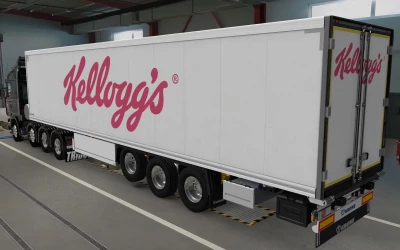 SKIN SCS TRAILER KRONE COOL LINER KELLOGG'S 1.0 1.43