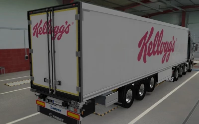 SKIN SCS TRAILER KRONE COOL LINER KELLOGG'S 1.0 1.43