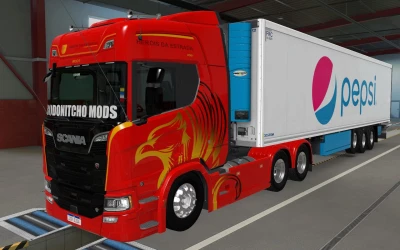 SKIN SCS TRAILER KRONE COOL LINER PEPSI 1.42